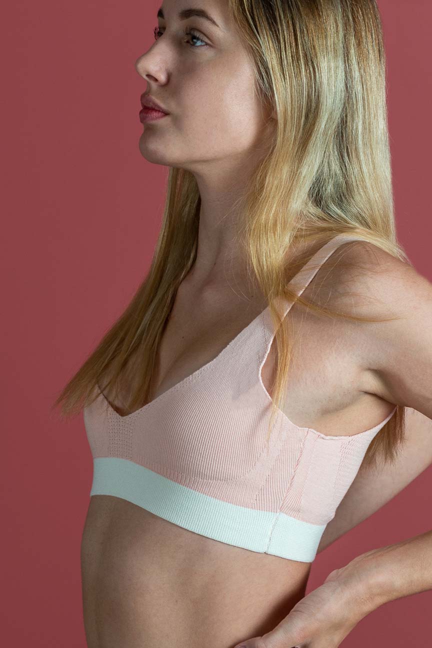 &HER blush v neck bralette