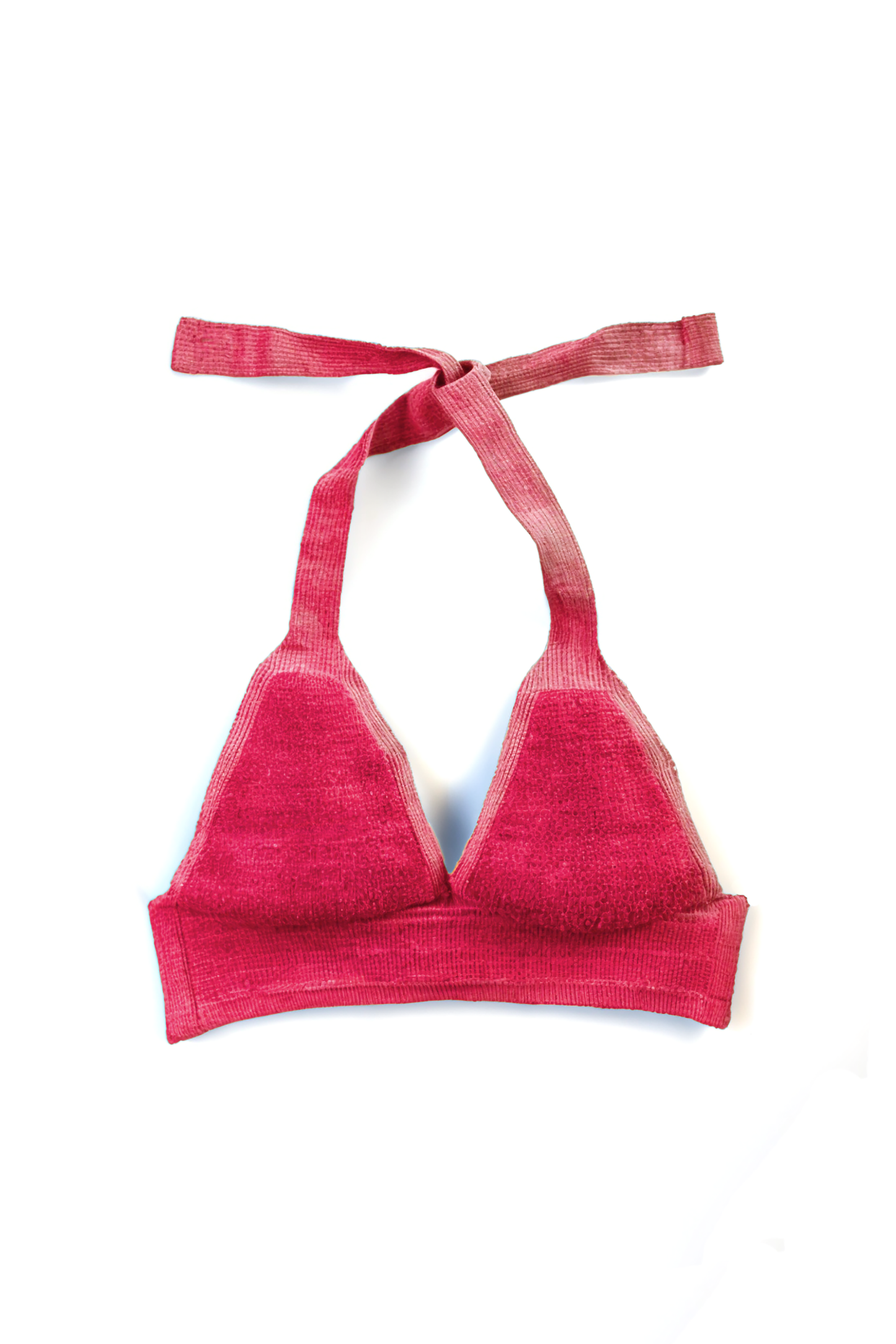 Halter Terry Bikini Top