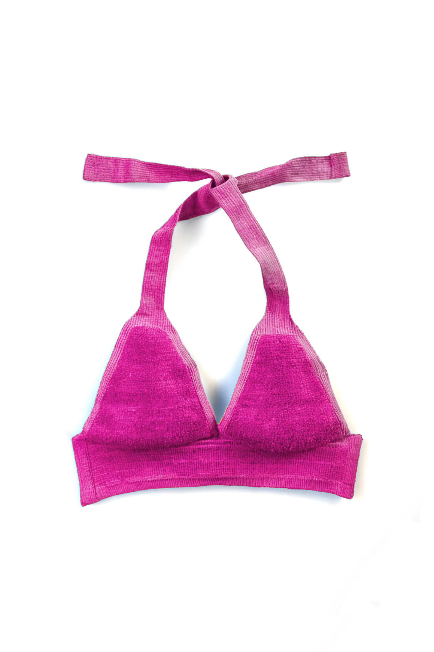 Halter Terry Bikini Top