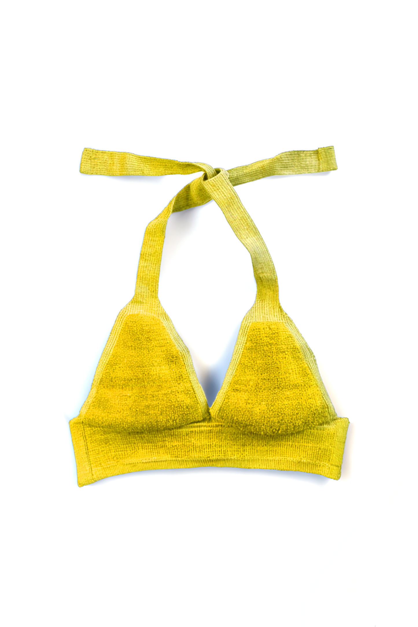 Halter Terry Bikini Top
