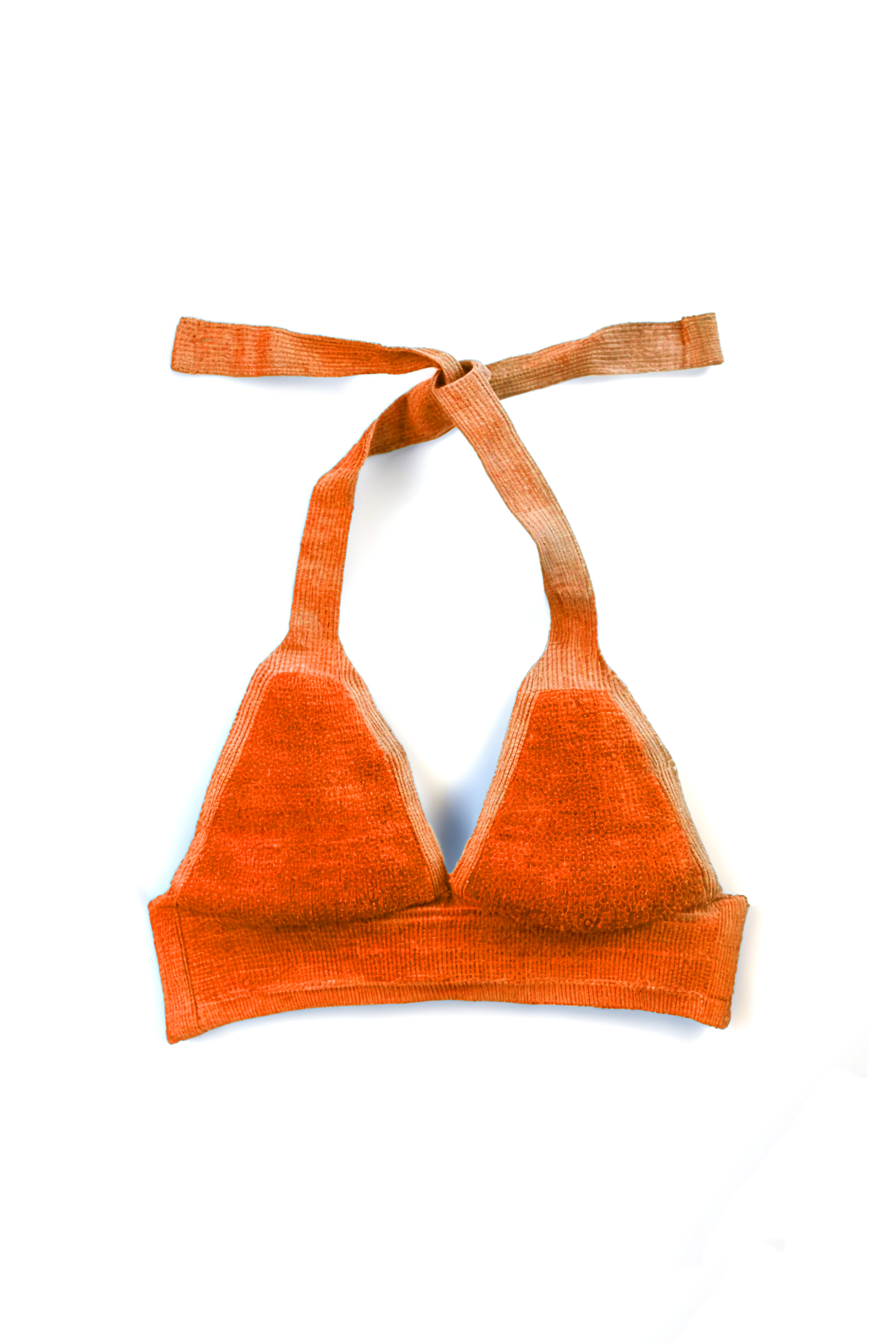 Halter Terry Bikini Top