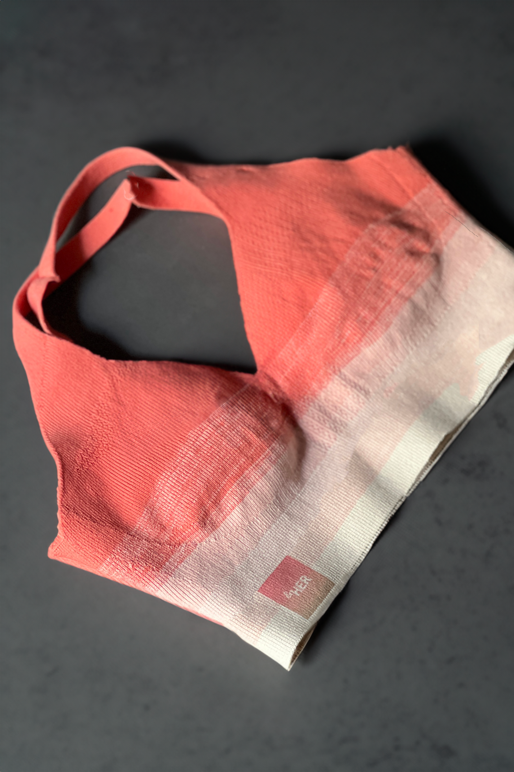 &HER empathy pink bra crew neck with cross over straps