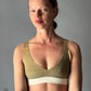 &HER electric jaspe bralette v neck front view