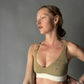 &HER electric jaspe bralette v neck front view