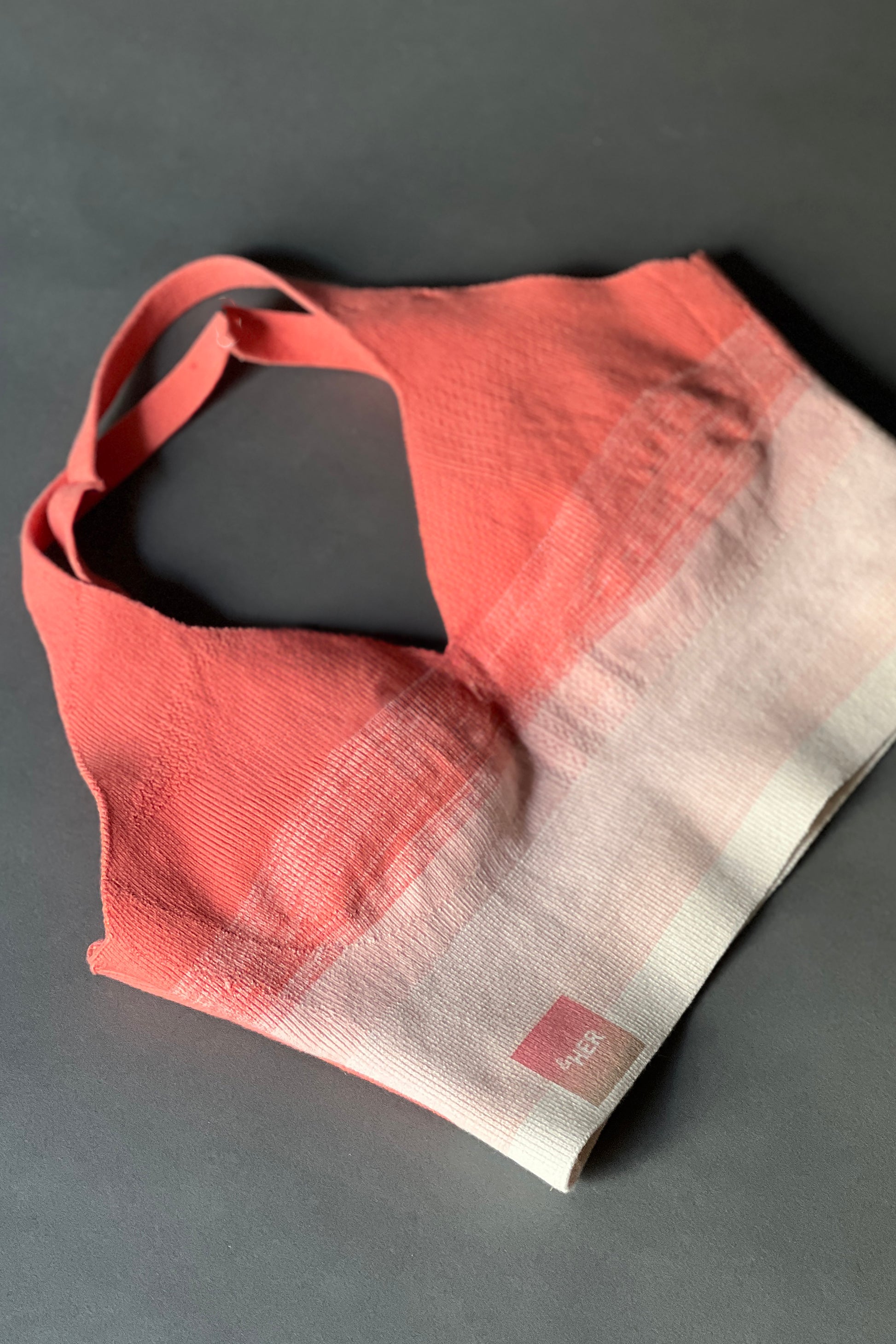 &HER empathy pink bra crew neck with cross over straps