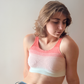 &HER empathy pink bra crew neck