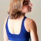 &HER gratitude ombre crew neck bra. yoga crop bra back view
