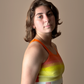&HER compassion ombre bra in crew neck crop. yoga bra