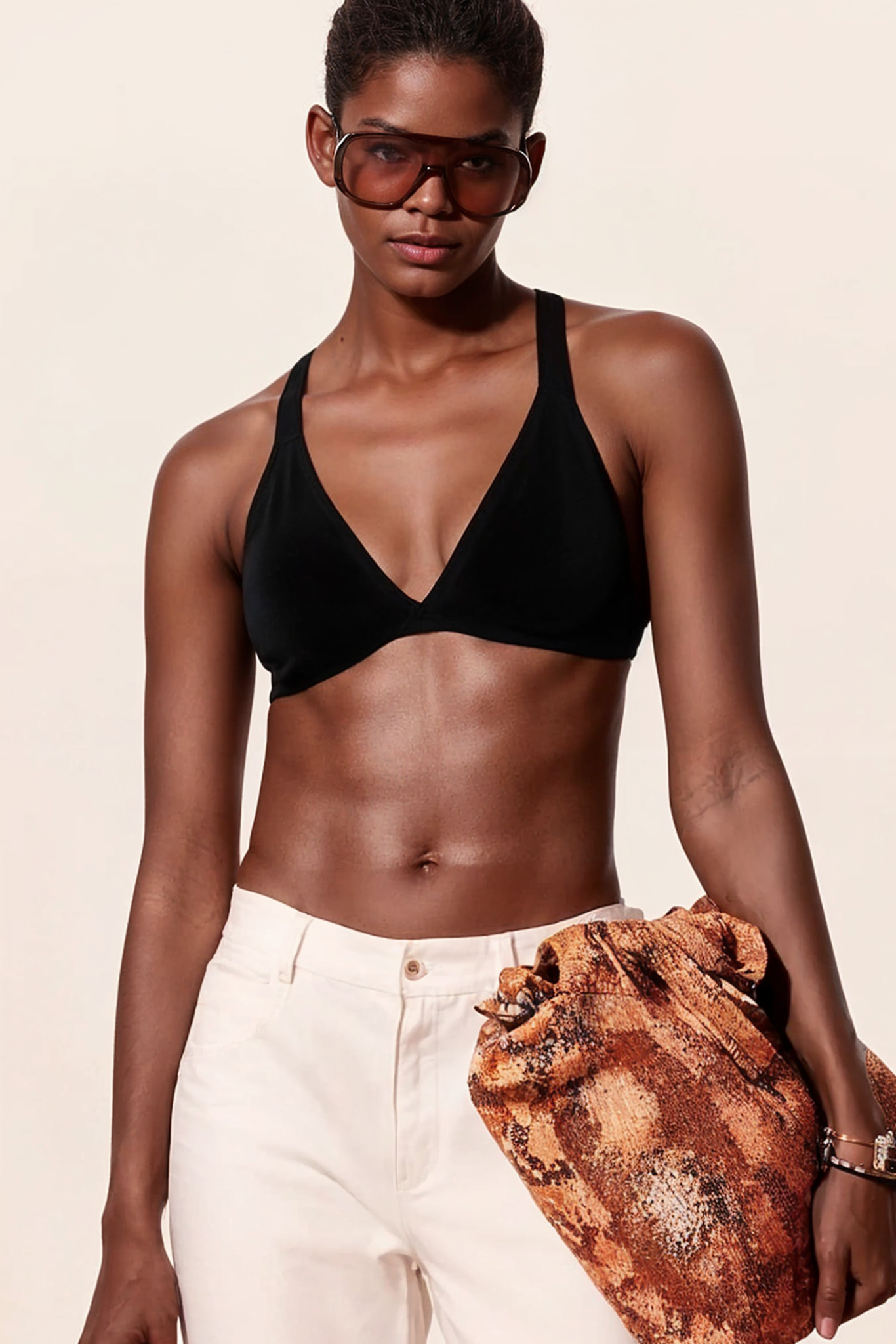 Seaweed Razor Terry Bikini Top