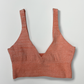 &HER poppy jaspe v neck crop bra