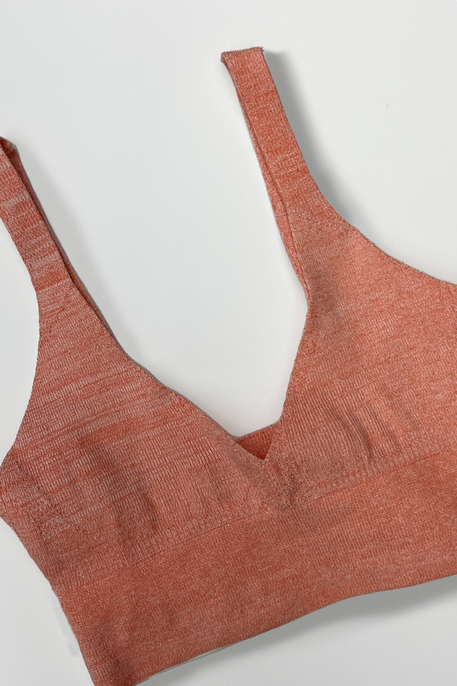 &HER poppy jaspe v neck crop bra